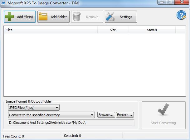 Mgosoft XPS To Image Converter英文安装版