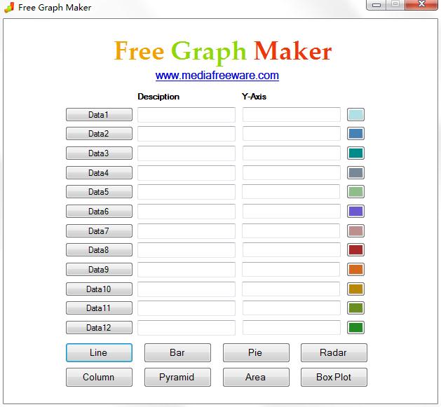 Free Graph Maker英文安装版(图形表制作大师)