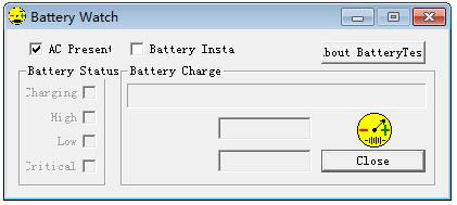 BatteryTest绿色版(电量显示器)