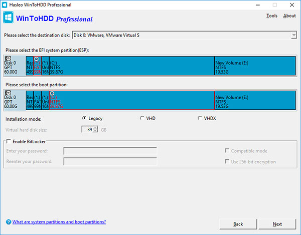 Hasleo WinToHDD Technician便携版(硬盘安装工具)