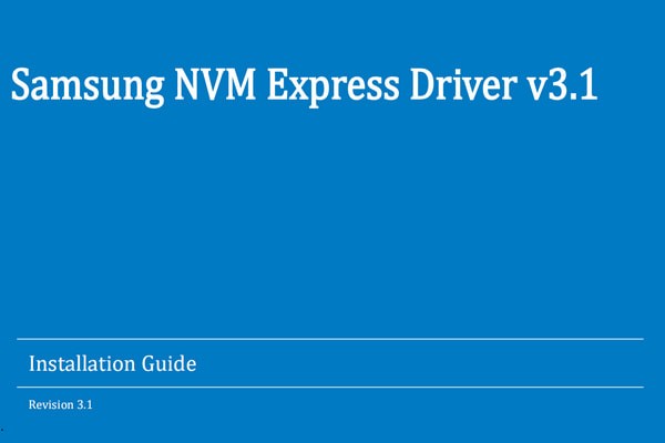 Samsung NVM Express Driver官方版