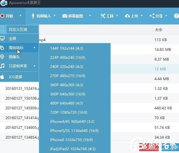 Apowersoft录屏王多国语言安装版