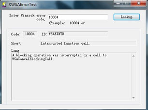 XWSAError英文绿色版