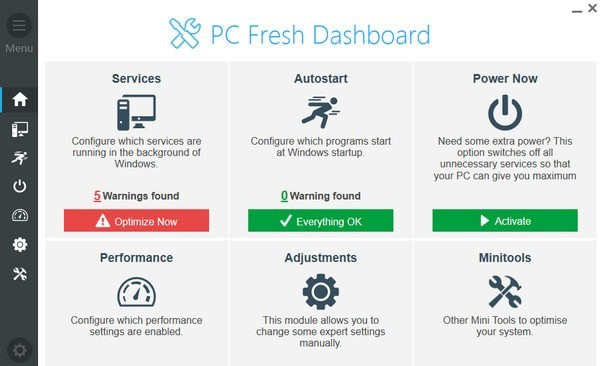 PC Fresh官方免费版(系统优化工具)