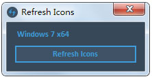 Refresh Icons<a href=https://www.officeba.com.cn/tag/lvseban/ target=_blank class=infotextkey>绿色版</a>(刷新图标缓存工具)