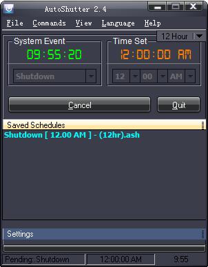 AutoShutter英文安装版(定时关机)