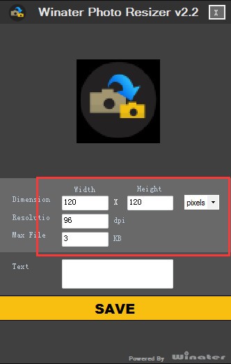 Winater Photo Resizer绿色英文版(图像编辑工具)