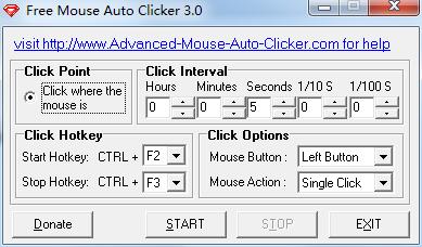 Free Mouse Auto Clicker英文安装版