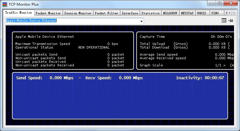 TCP Monitor Plus英文绿色版(网速监控软件)