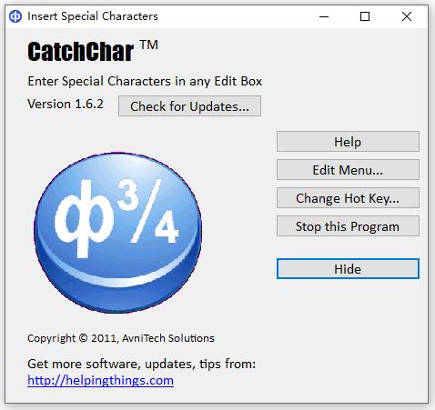 CatchChar（文字处理工具）英文安装版