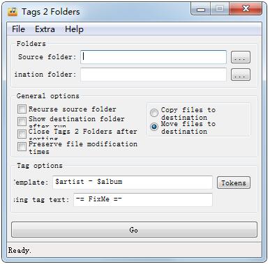 Tags 2 Folders绿色英文版