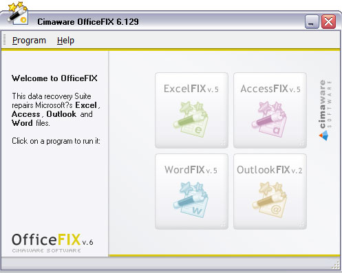 Cimaware OfficeFIX英文安装版(Office修复工具)