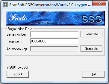 ScanSoft PDF Converter<a href=https://www.officeba.com.cn/tag/zhuceji/ target=_blank class=infotextkey>注册机</a><a href=https://www.officeba.com.cn/tag/lvseban/ target=_blank class=infotextkey>绿色版</a>(<a href=https://www.officeba.com.cn/tag/PDFzhuanhuanqi/ target=_blank class=infotextkey>PDF转换器</a>)