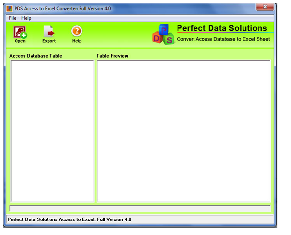 PDS Access To Excel Converter官方版(Access转Excel转换器)