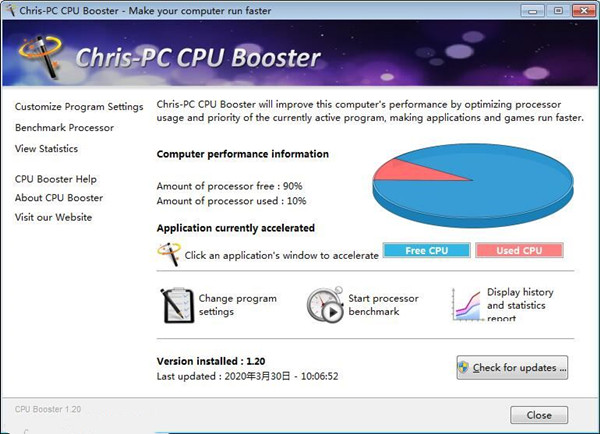 CPU优化神器 Chris-PC CPU Booster官方版