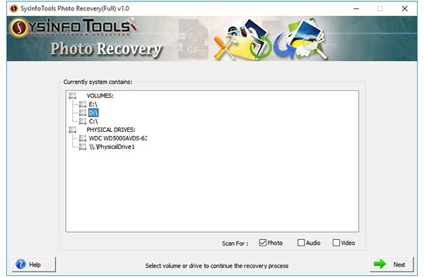 SysInfo Photo Recovery免费版(照片恢复软件)