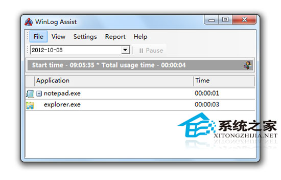 WinLog Assist 2.1 汉化绿色特别版(PC计时工具)