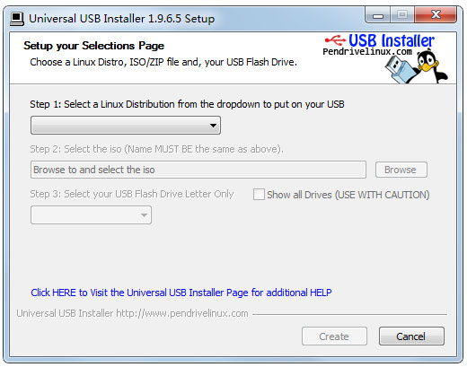 Universal USB Installer英文绿色版(通用USB安装程序)