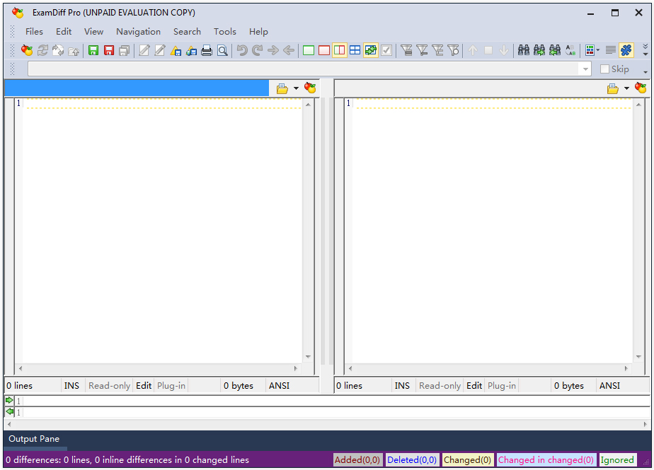 ExamDiff Pro英文安装版(文档文字对比软件)