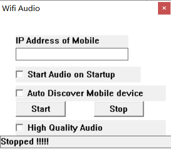 WiFiAudio for Windows免费版(手机变无线音响)