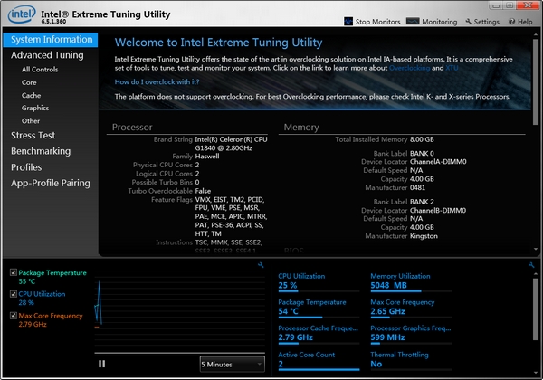 英特尔Intel XTU官方版