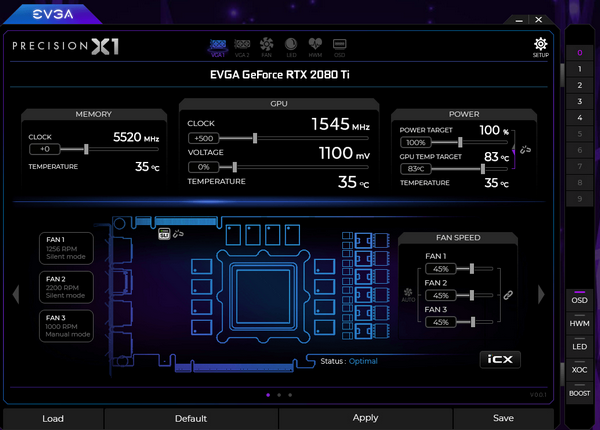 EVGA Precision X1中文版(EVGA超频软件)