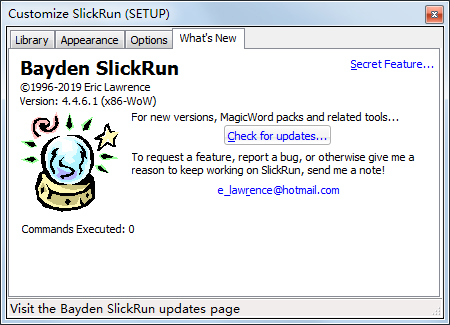 SlickRun英文安装版(浮动命令行实用工具)