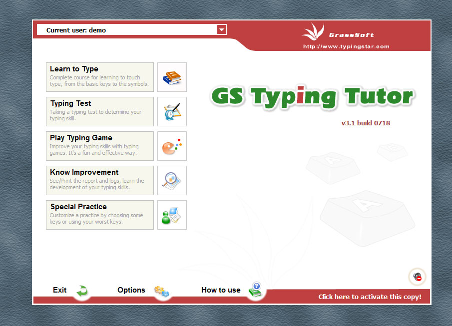 GS Typing Tutor