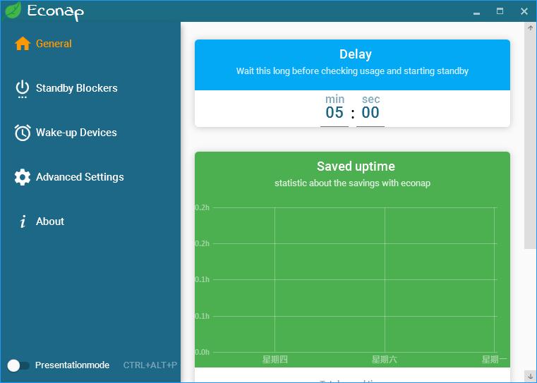 Econap英文安装版(电脑智能睡眠软件)
