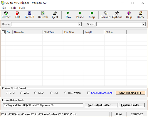 CD to MP3 Ripper免费版