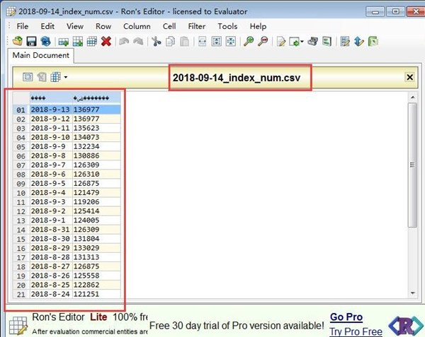 Rons CSV Editor最新版(CSV文件编辑器)