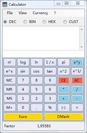 Alternate Calculator英文安装版(货币换算器)
