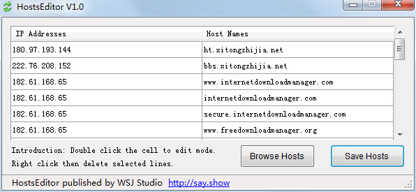 HostsEditor<a href=https://www.officeba.com.cn/tag/lvseban/ target=_blank class=infotextkey>绿色版</a>(Host编辑器)