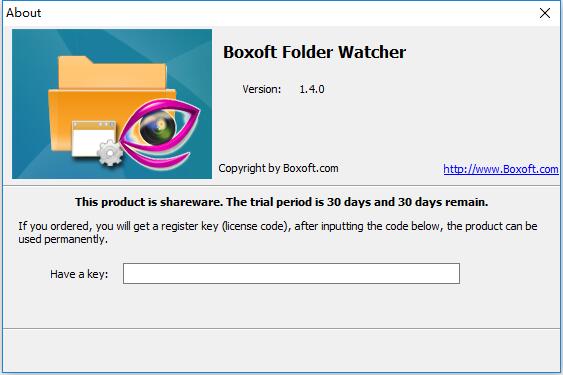 Boxoft Folder Watcher