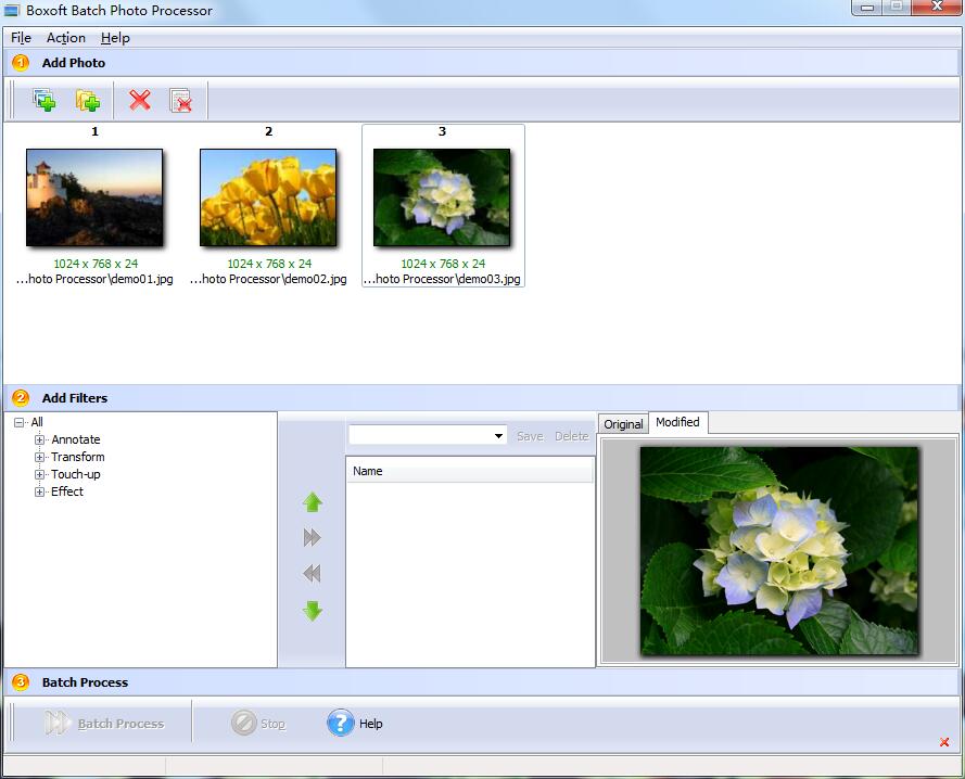 Boxoft Batch Photo Processor英文安装版(图片编辑转换器)