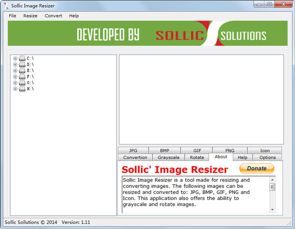 Sollic Image Resizer绿色版(图片大小转换器)