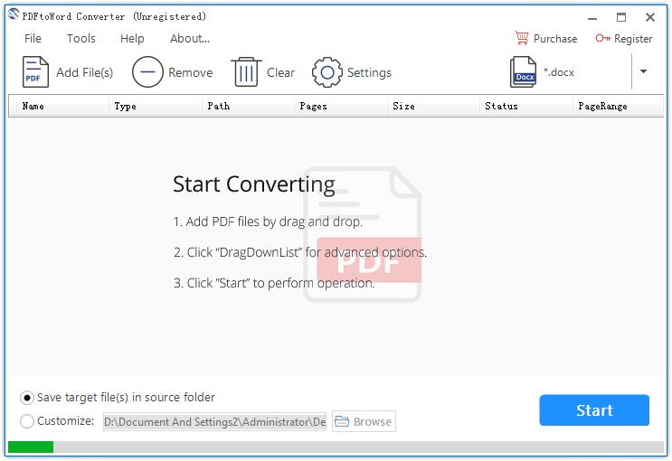 PDFtoWord Converter（PDF转word工具）英文安装版