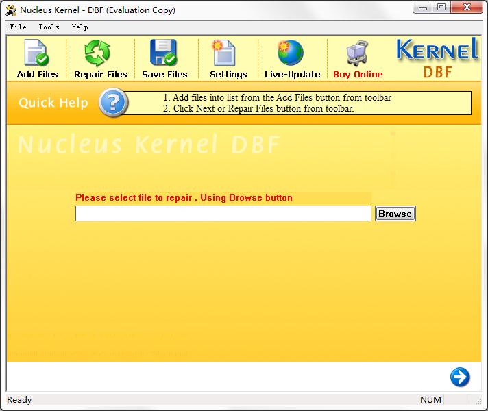 Nucleus Kernel DBF官方安装版(DBF数据库修复软件)