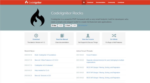 CodeIgniter官方安装版(PHP框架)