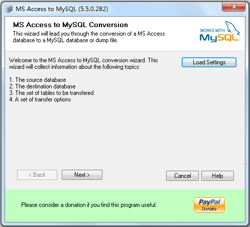 Bullzip MS Access To MySQL英文版(Access转MySQL工具)