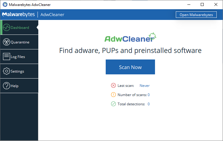 Malwarebytes AdwCleaner官方版(广告软件清理软件)