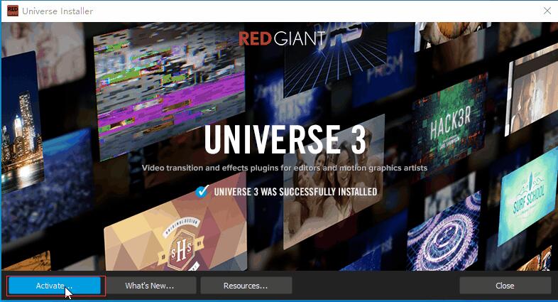 Red Giant Universe 3英文安装版