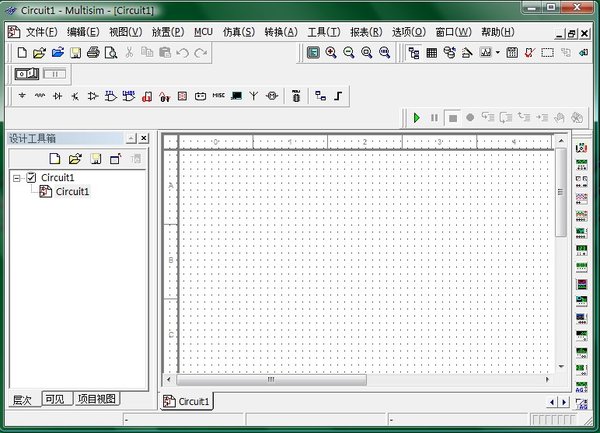 Multisim10.0中文版(虚拟电子实验室)