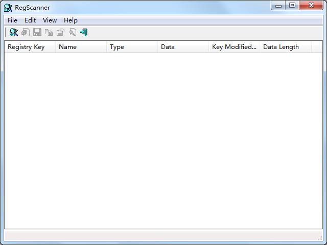 RegScanner绿色英文版(注册表搜索软件)