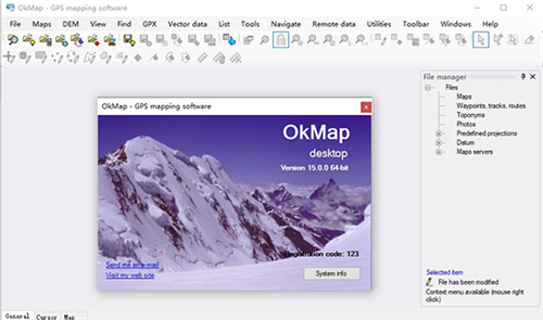 OkMap Desktop绿色汉化版