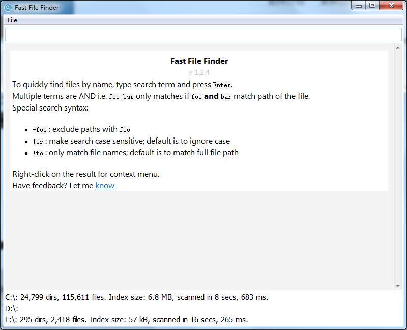 Fast File Finder绿色英文版