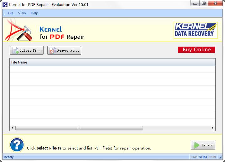 Kernel for PDF Repair英文安装版(PDF文件修复器)