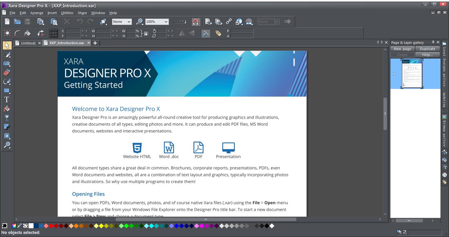 Xara Designer Pro X英文安装版(矢量绘图排版软件)