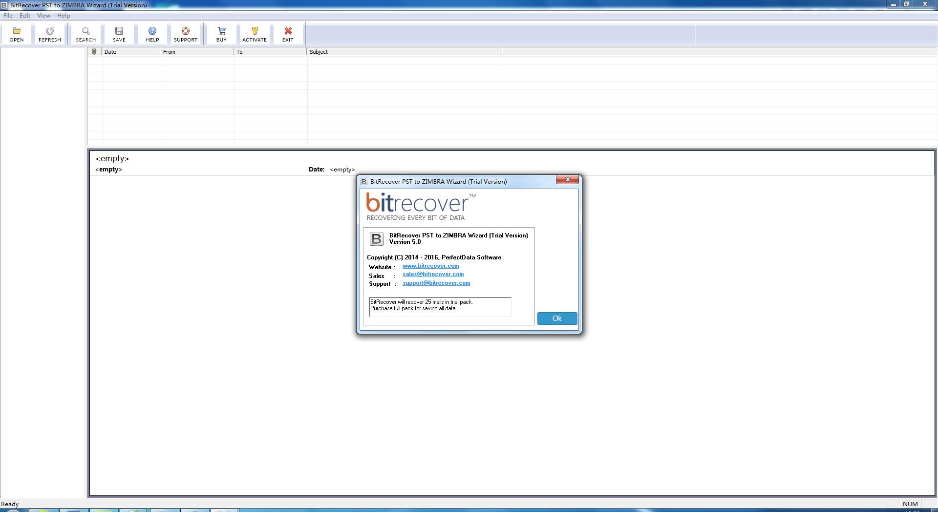 BitRecover PST to Zimbra Wizard英文安装版
