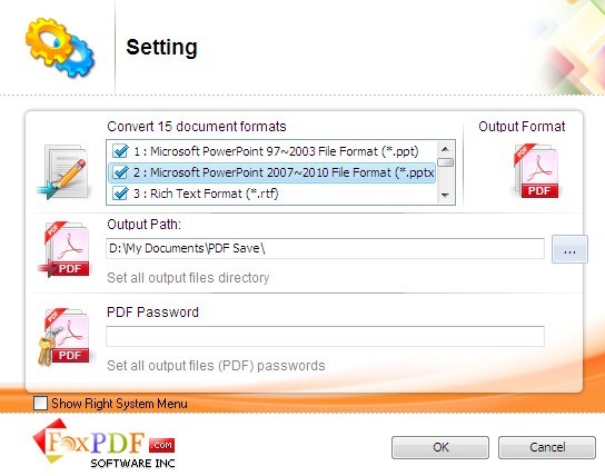 FoxPDF PPTX to PDF Converter官方版(PPT转<a href=https://www.officeba.com.cn/tag/PDFzhuanhuanqi/ target=_blank class=infotextkey>PDF转换器</a>)